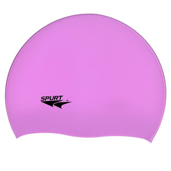 Peldēšanas cepure SILICONE SOLID COLOR PRO F228 VIOLETĀ SPURT
