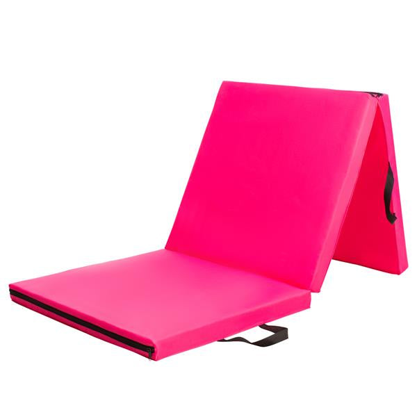 Saliekams vingrošanas matracis Pink HMS PREMIUM MGS02 1800x600MM