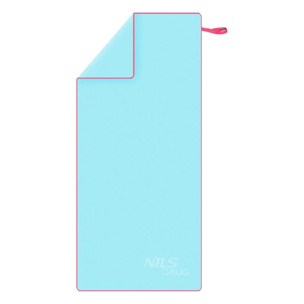 NAR13 ZILI ROZĀ MIKROŠĶIEDRAS DVIELIS 200x90 cm NILS AQUA