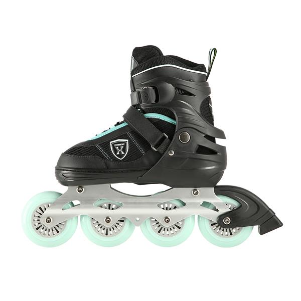 Skrituļslidas NA19088 BLACK-MINT SIZE M (35-38) IN-LINE SKATES NILS EXTREME