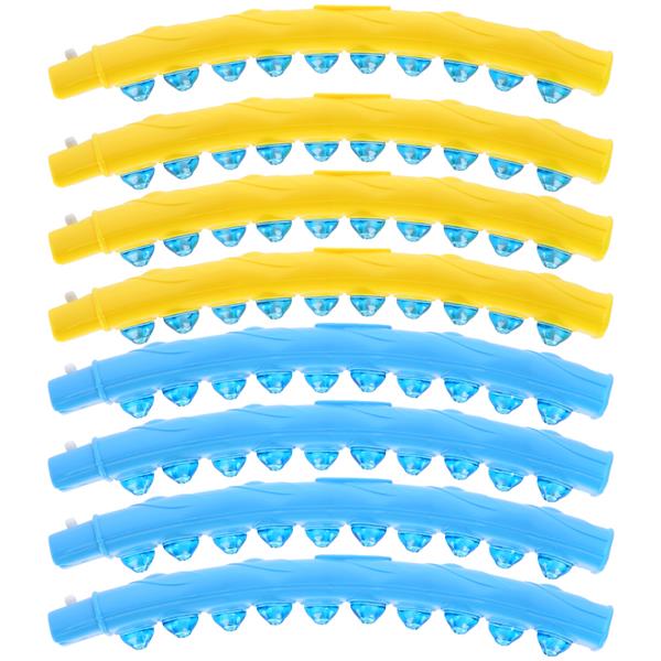Vingrošanas aplis HHP022 YELLOW-BLUE HULA HOOP 110CM HMS