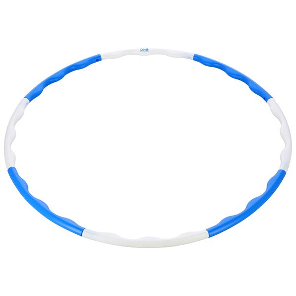 Vingrošanas aplis 0.4KG 90CM ONE FITNESS HHP090 BLUE-WHITE