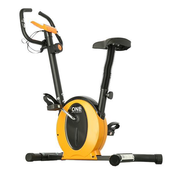 Velotrenažieris M8410 MELNI-ORANŽS MAGNĒTISKAIS ONE FITNESS