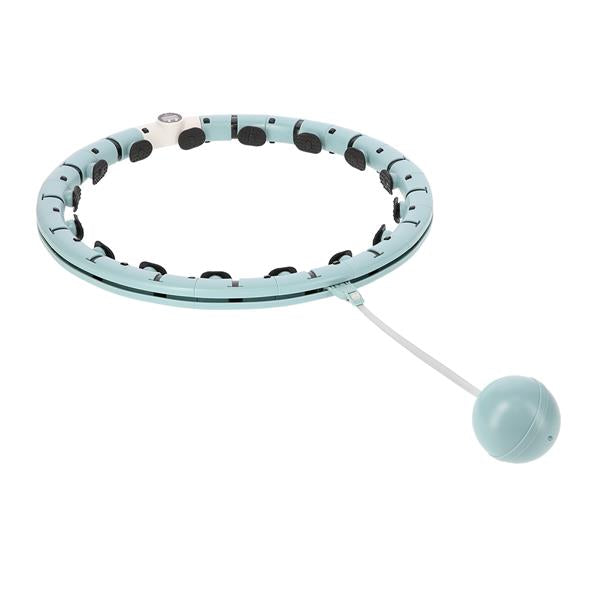 Vingrošanas aplis ar atsvaru FH07 MINT HULA HOOP WITH WEIGHT AND COUNTER