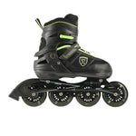 Skrituļslidas NA19088 BLACK-GREEN SIZE S (31-34) IN-LINE SKATES NILS EXTREME