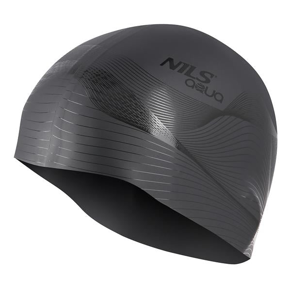 Peldēšanas cepure G-TIPA VĪRIEŠI F209 MELNA NILS AQUA