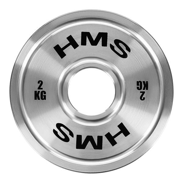 TOS20 Kalibrēts metāls Olimpiskais svaru disks 2.0 KG HMS
