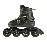 Skrituļslidas NA19088 BLACK-GREEN SIZE M (35-38) IN-LINE SKATES NILS EXTREME