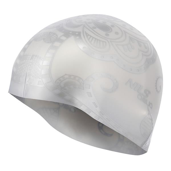 Peldēšanas cepure G-TIPA SIEVIETE F221 SILVER NILS AQUA
