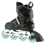 Skrituļslidas NA14174 A BLACK-MINT SIZE M (35-38)  IN-LINE SKATES NILS EXTREME
