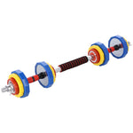 Hanteļu un stieņa komplekts ar čemodānu SKC20 2x10KG HMS