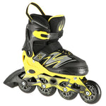Skrituļslidas NA11010 BLACK-YELLOW ROZM. L (39-42) IN-LINE SKATES NILS EXTREME