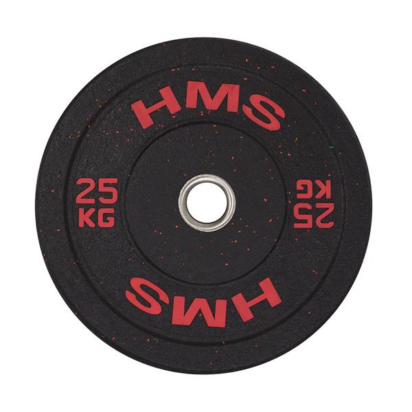 Svaru disks Bumper HTBR25 25 KG HMS (sarkans)