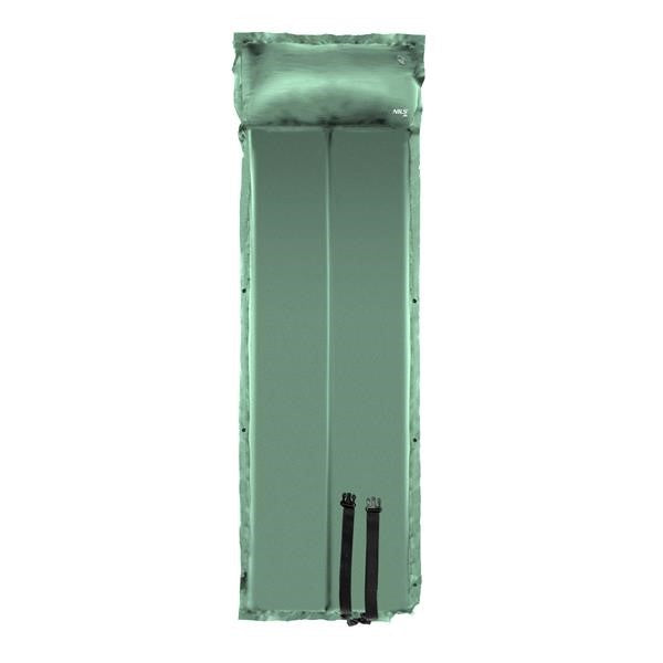 Pašpiepūšamais paklājiņš ar spilvenu NC4008 GREEN SELF-INFLATING MAT NILS CAMP