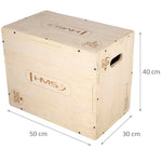 Pliometriskā kaste HMS DSC04 50x40x30CM