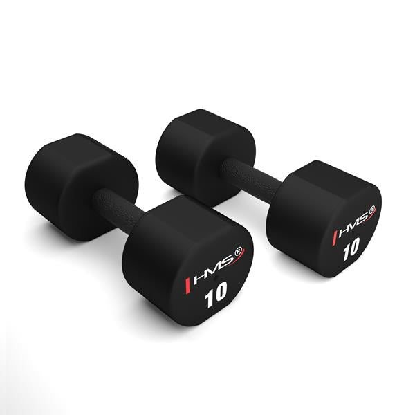 Hanteles HPT10 2 x 10 KG POLYURETHANE DUMBBELLS TPU HMS