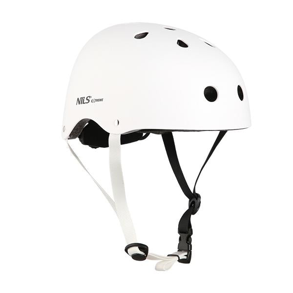 Aizsargķivere MTW001 WHITE SIZE XS(48-52CM) HELMET NILS EXTREME