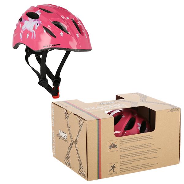 Ķivere MTW01 LED PINK SIZE XXS (44-48 cm)  HELMET NILS EXTREME