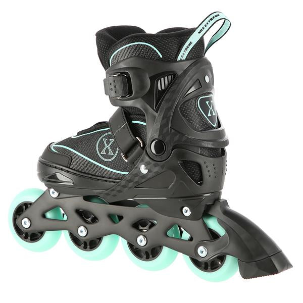 Skrituļslidas NA11008 BLACK-MINT S (31-34) IN-LINE SKATES NILS EXTREME