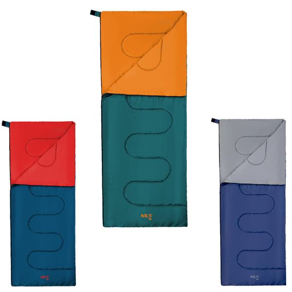Guļammaiss NC2002 GREEN-ORANGE SLEEPING BAG NILS CAMP