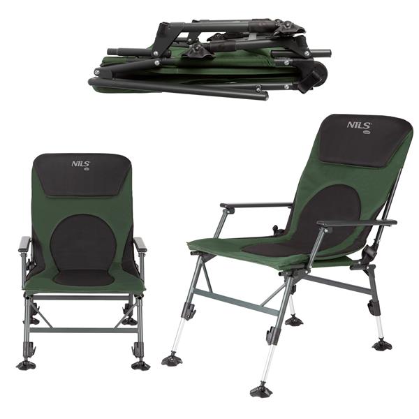 Makšķerēšanas krēsls NC1801 FISHING CHAIR NILS CAMP