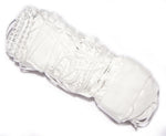Volejbola tīkls atpūtai PP3mm 9.5x1m (balts ar kabeli)