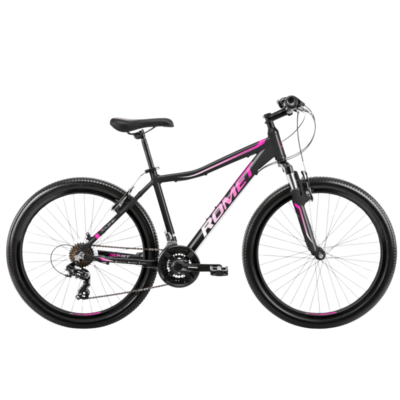 Velosipēds ROMET Jolene 6.0, 26" melni rozā (L)
