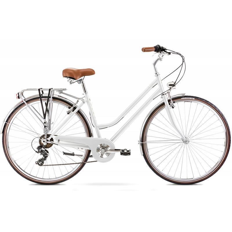 Velosipēds ROMET Vintage Eco D, balts (M)