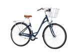Velosipēds ROMET Art Deco Lux, ar priekšējo grozu, zils (M)