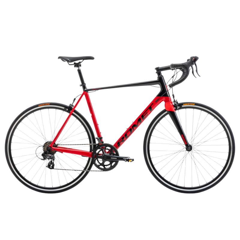 Šosejas velosipēds ROMET Huragan 1, sarkanmelns (L)