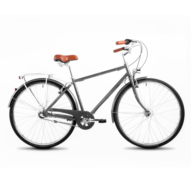 Velosipēds ROMET Vintage Classic M, pelēkzils (L)