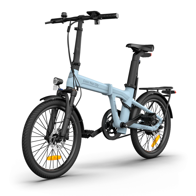 Elektriskais saliekamais velosipēds ADO A20 Air PRO, zils