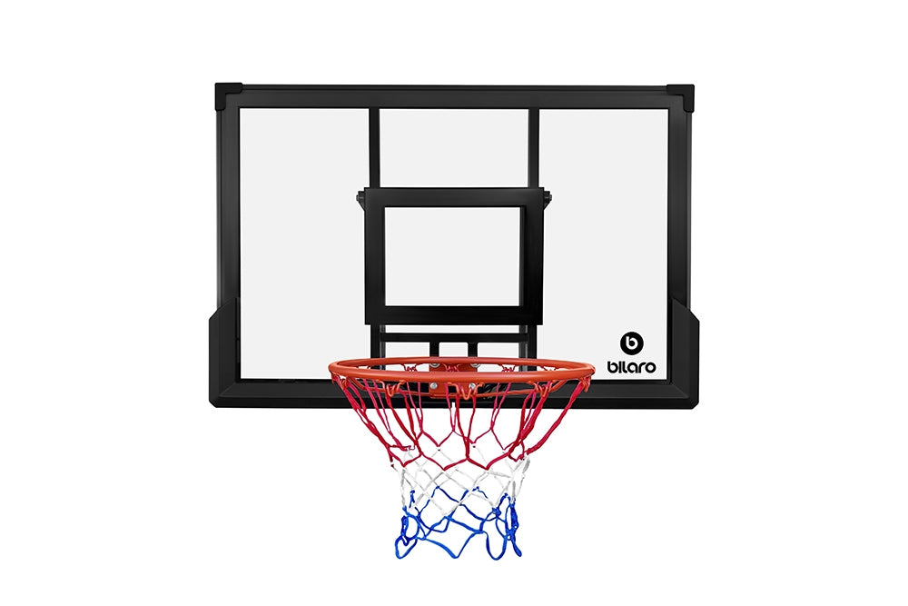 Basketbola dēlis Bilaro Dakota 120x80cm, ar stīpu un tīklu