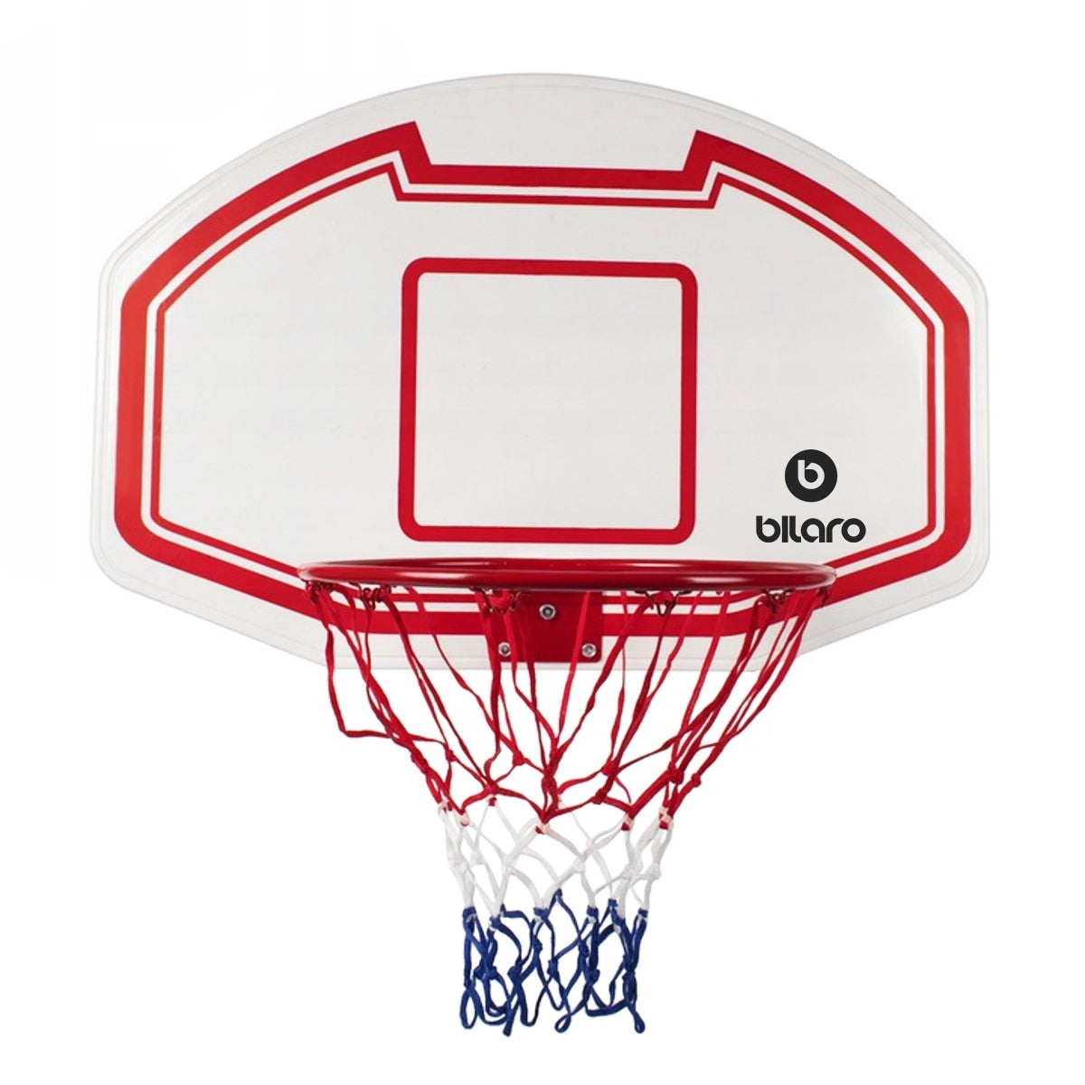 Basketbola dēlis Bilaro Indiana 90x60cm, ar grozu un tīklu