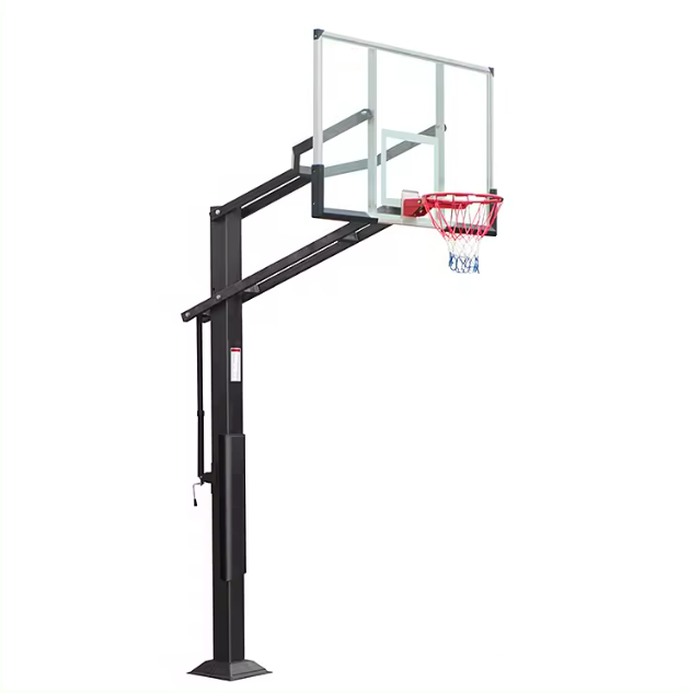 Betonējams basketbola statīvs Prove (12mm rūdīta stikla dēlis 150x81cm)