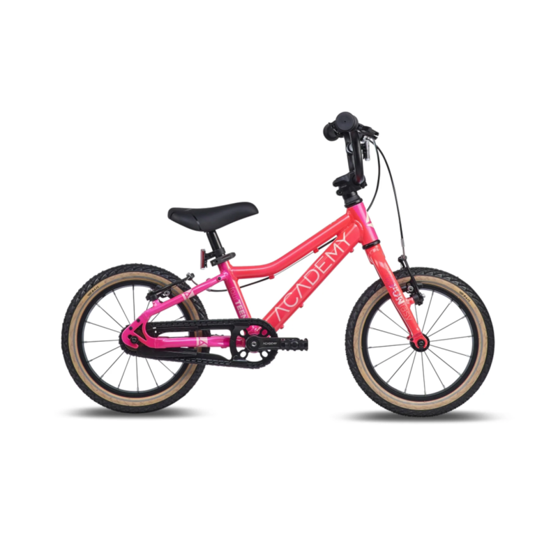 Īpaši viegls bērnu velosipēds ACADEMY 2. klase, 14" rozā