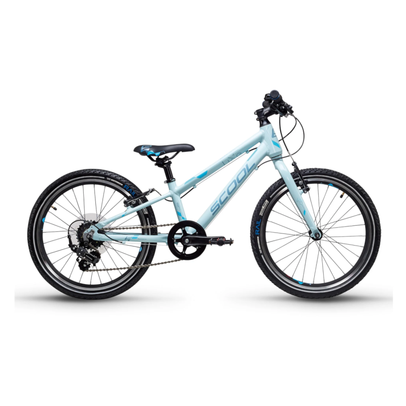 Īpaši viegls bērnu velosipēds S'COOL liXe, 20" Blue/Sky Blue