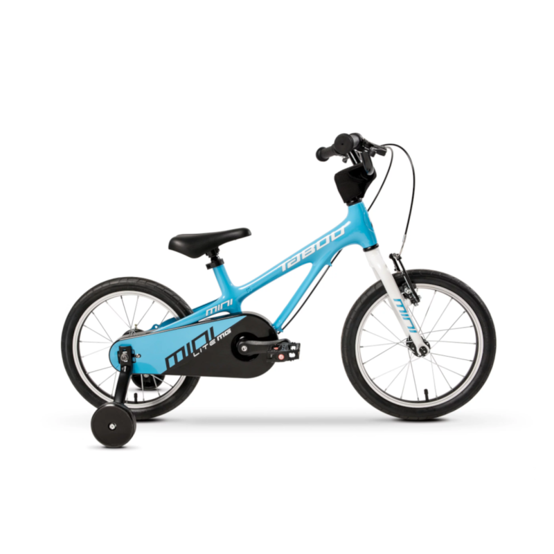 Ultraviegls bērnu velosipēds TABOU Rocket Lite MG, 14" zili balts