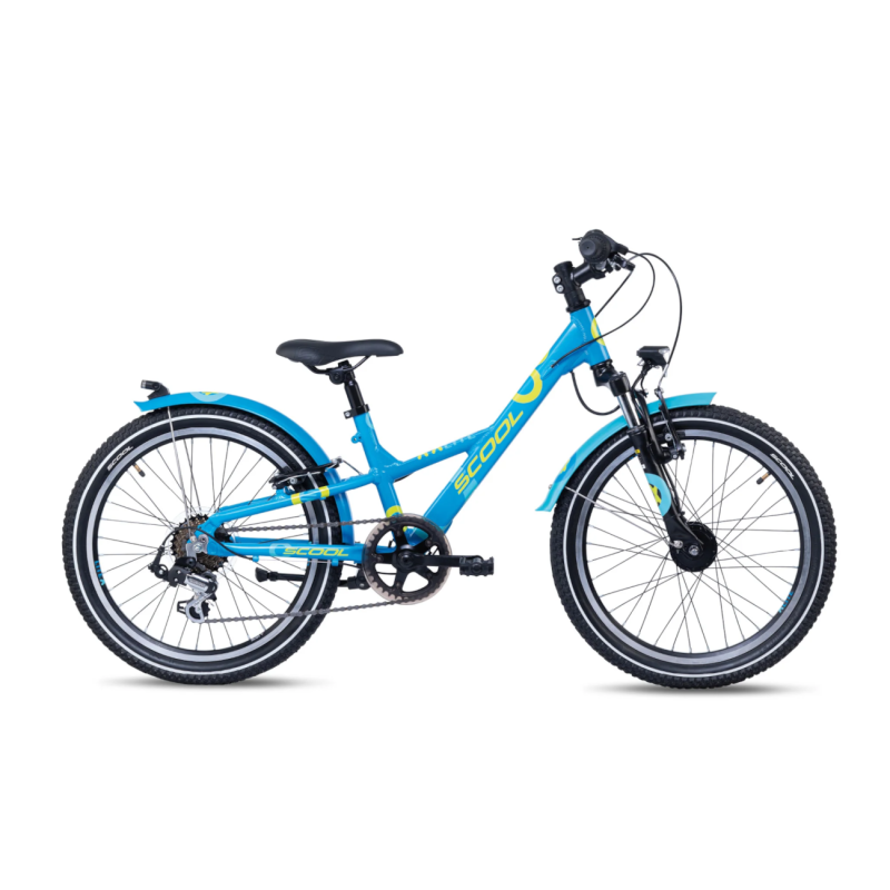 Bērnu velosipēds S'COOL XXlite, 20" Blue/Ocean