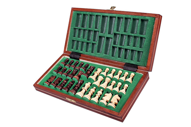 Magnētiskais šaha komplekts Magnetic Tournament 3 350x175x50mm, karalis 60mm