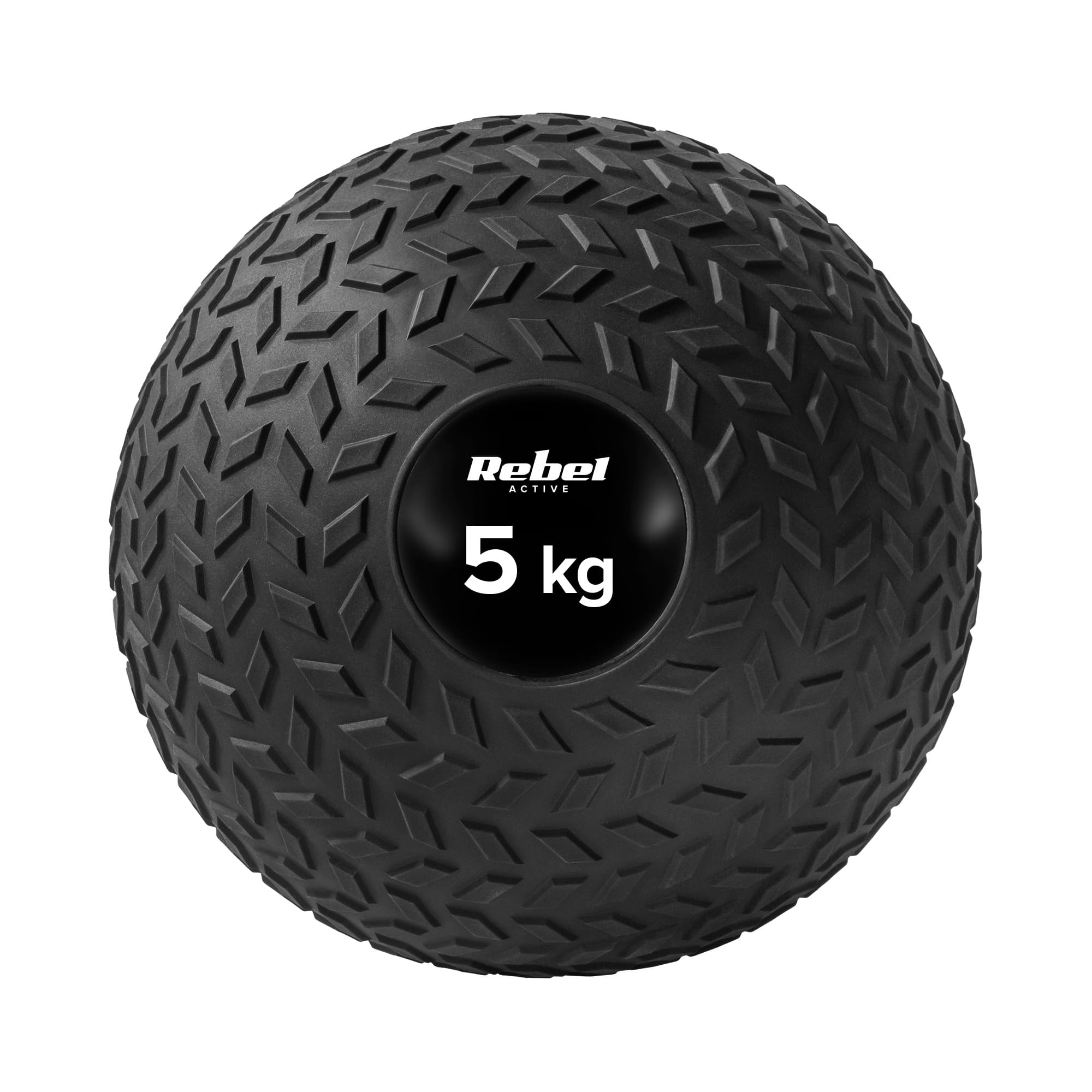 Maza medicīnas bumba rehabilitācijas vingrinājumiem Slam Ball 23cm 5kg, REBEL ACTIVE