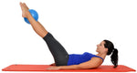 Pilates bumba mīksta, pārvalka bumba 21-23 cm, zila