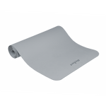 Vingrošanas paklājiņš jogai, pilates, fitnesam, 183x61cm, biezums 4mm, TPE materiāls, pelēks, REBEL ACTIVE
