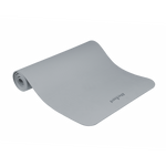 Vingrošanas paklājiņš jogai, pilates, fitnesam, 183x61cm, biezums 6mm, TPE materiāls, pelēks, REBEL ACTIVE