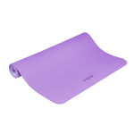 Vingrošanas paklājiņš jogai, pilates, fitnesam, 200x115cm, biezums 1cm, TPE materiāls, violets, REBEL ACTIVE