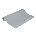 Vingrošanas paklājiņš jogai, pilates, fitnesam, 200x115cm, biezums 1cm, TPE materiāls, pelēks, REBEL ACTIVE