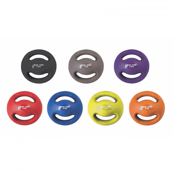 Medicīnas bumba DualGrip Amaya 2-8kg