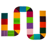 Masāžas paklājiņš Ortek Puzzle 18 elementi + 10 trīsstūri