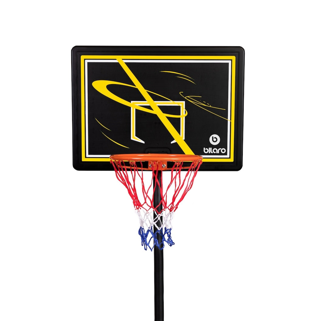 Mobilais basketbola statīvs Bilaro Junior 80x58cm + bumba