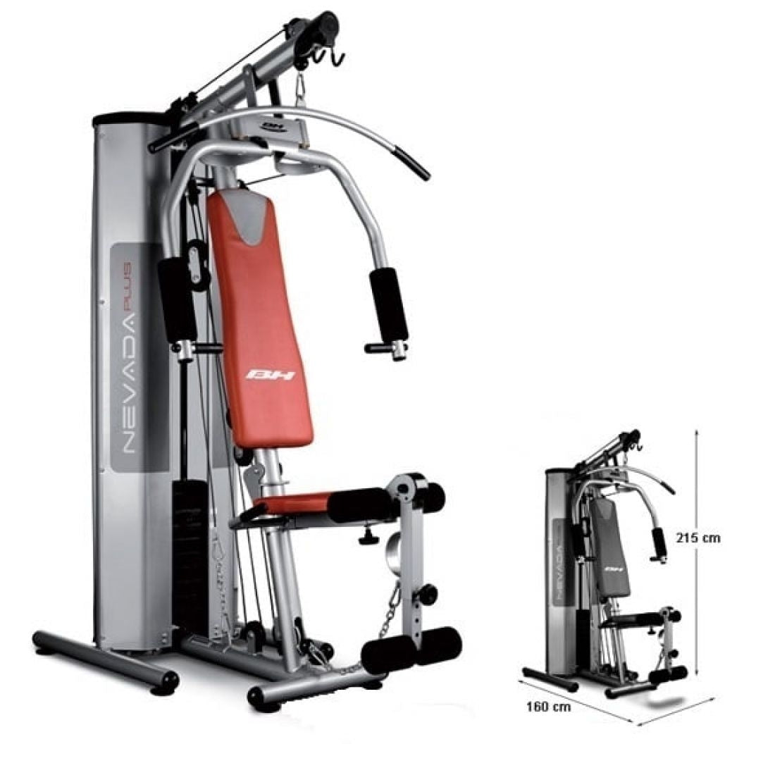 Daudzfunkcionālais trenažieris BH Fitness Nevada Pro (svara bloks 100kg)